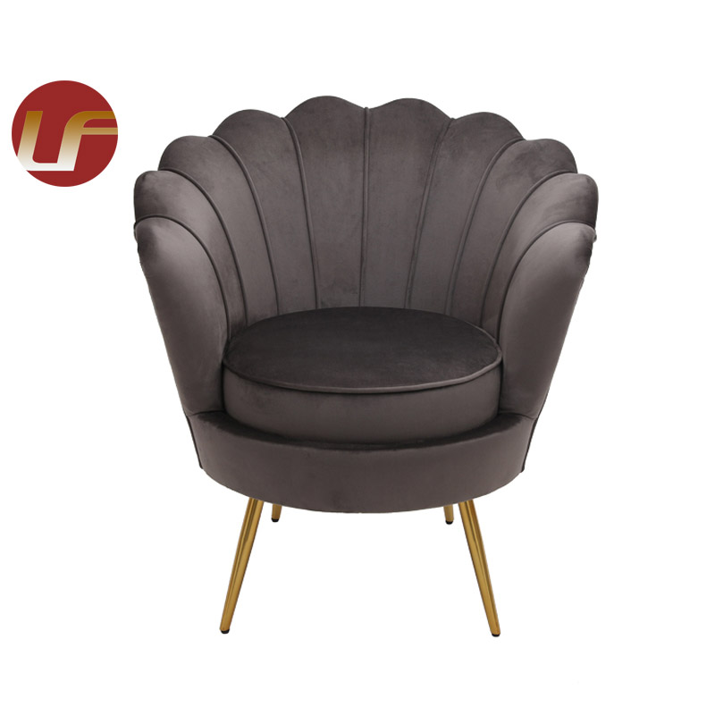 Sky Wholesale Nordic Velvet Modern Luxury Design Furniture Dining Room Chairs Dining Chairs With Metal Legs Gold