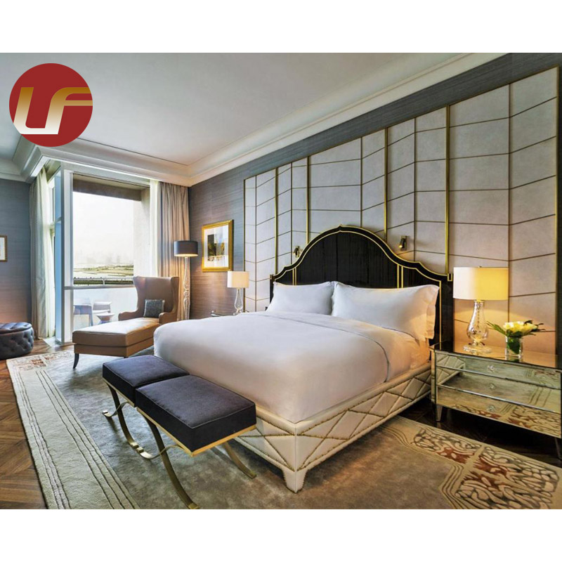 5 Star Modern Hotel Furniture Set OEM for Project Bedroom Set Hotel Room Manufacturer