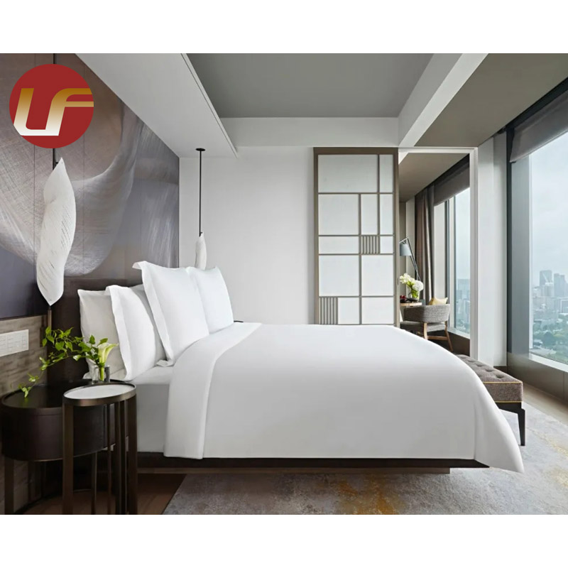 Foshan Veneer Commercial Hotel Bedroom Set Luxury Hotel Room Furniture Hotel Bedroom Sets