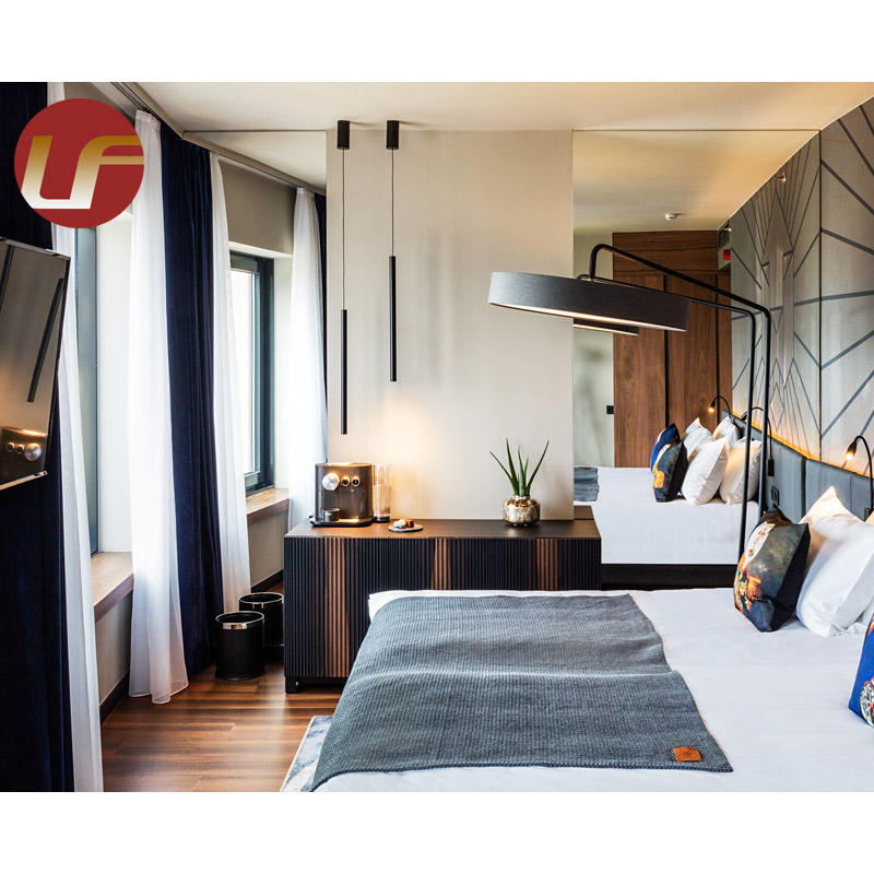 Professional Hotel Furniture Manufacturer Custom Modern Hotel Bedroom Furniture Set for 4-5 Star Hotel Project
