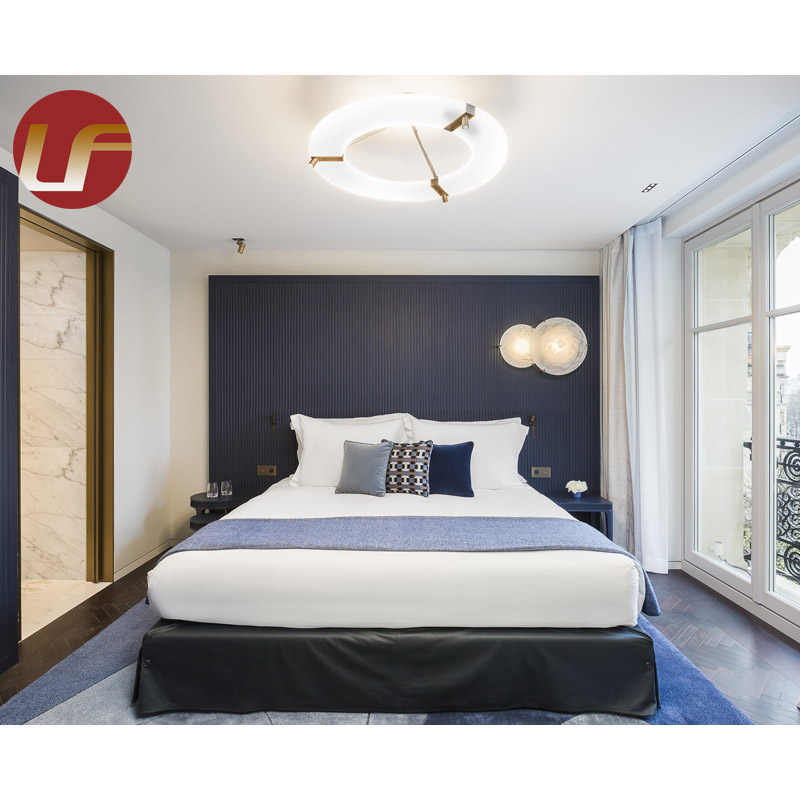 Hot Selling Royal Luxury Hotel Bedroom Furniture Upholstered Bed Bedroom Set From Foshan Manufacturer