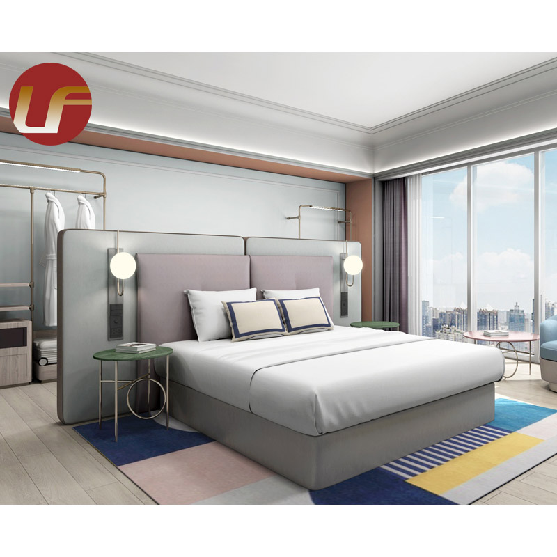 China 5 Star Hotel Manufacturer Wholesale Dubai Modern Luxury 5 Star Hotel King Size Bedroom Furniture Set For Sale