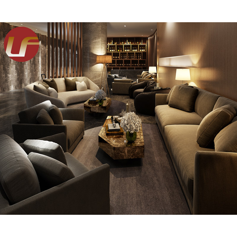 Custom Luxury 7 Star Public Area Furniture Modern 5 Star Hotel Lobby Furniture
