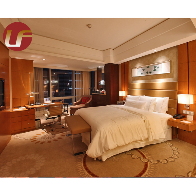 High Quality Factory Customized Home Hotel Apartment Bed Room Furniture For Sale Double Bed / Single Bed for Projects