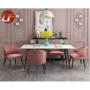 Hot Sale New Luxury Dining Room Furniture Dining Tables, Dining Room Sets 6 Dining Chairs, Marble Dining Table Set Modern