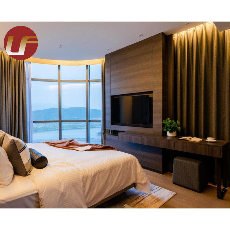 Custom Full Sets Furnishing Solution Luxury Villa Resort Hotel Bedroom Furniture Set