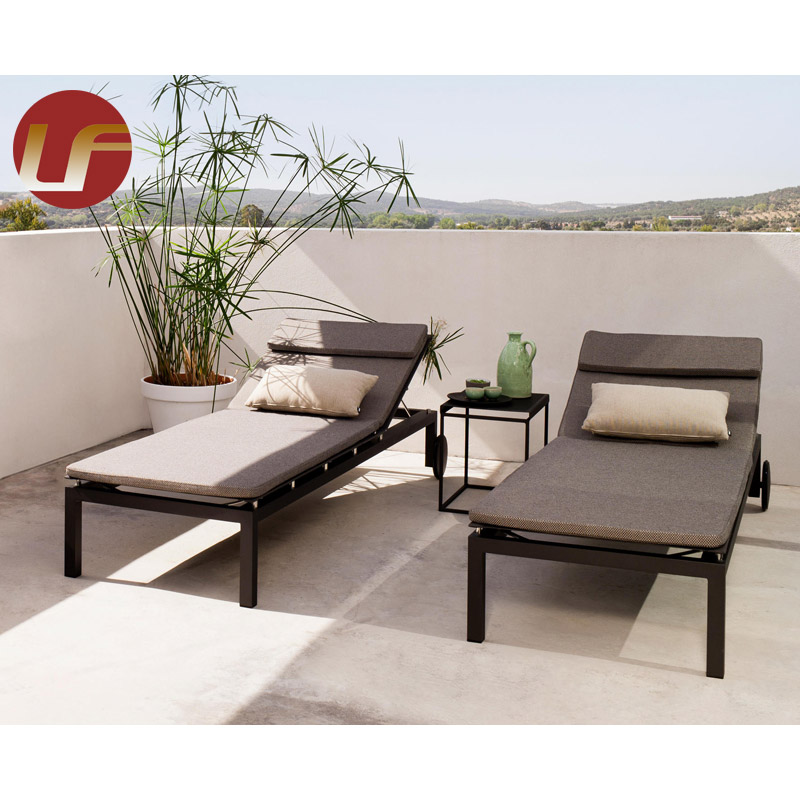 Sun Chaise Lounge Sunbed Furniture Daybed Sunbath Bed Beach Chair 