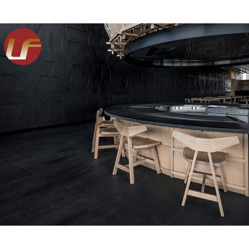 New Design Wholesale Commercial Modern Restaurant Furniture Wooden Restaurant Dining Set Bar Cafe Furniture