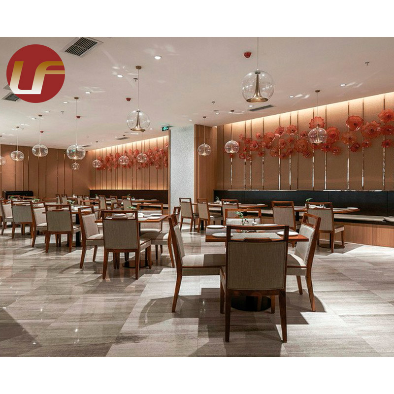 Custom Design Restaurant Hotel Cafe Furniture Wooden Sets With Table And Chair