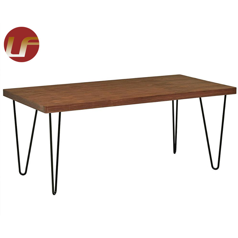 Wooden Restaurant Dinning Table Solid Wood Natural Contemporary Modern Dining Table Design