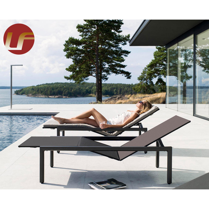 Outdoor Wooden Sun Beds Beach Lounger Manufacturers