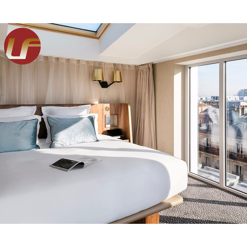 Modern Luxury Suite Custom Made Hotel Equipments 5 Star Bed Room Commercial Hotel Bedroom Furniture Set