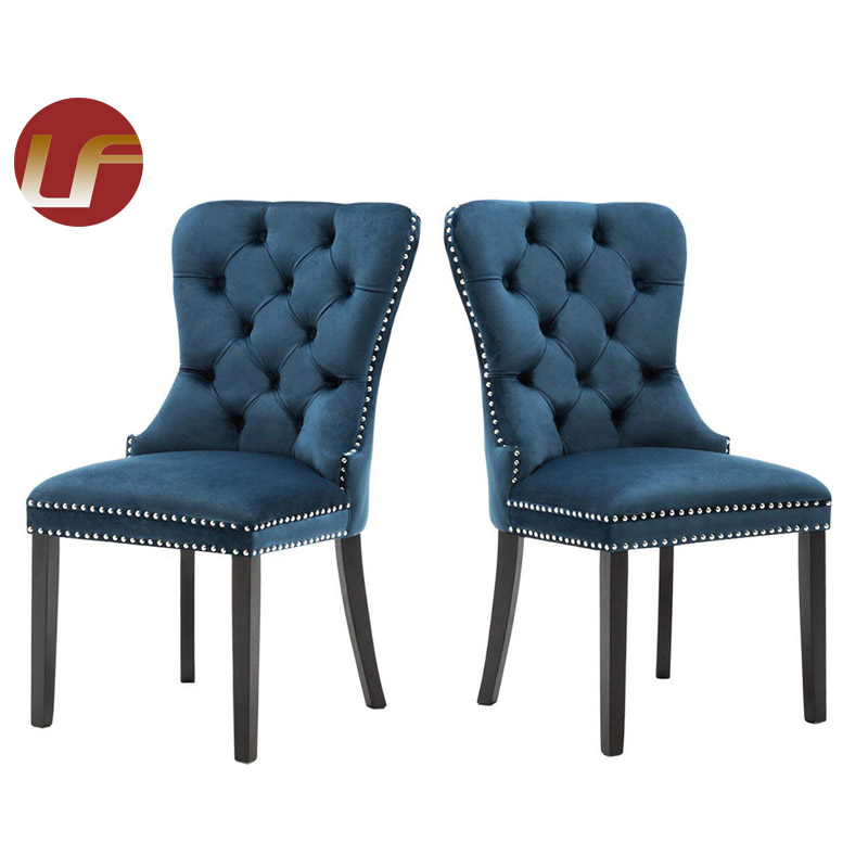 New Modern Luxury Restaurant Furniture Dinning Chair Upholstered Fabric Dining Chair