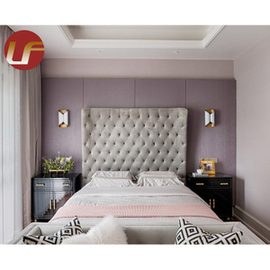 Online Mercure Hotel Design Glossy Finish Bedroom Set Hotel Bed