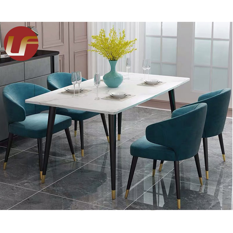New Luxury Dining Room Furniture Dining Tables, Dining Room Sets 6 Dining Chairs, Marble Dining Table Set Modern